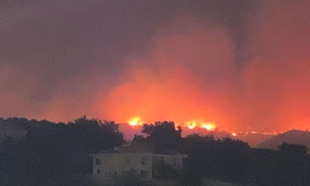 Incendie à Mechref