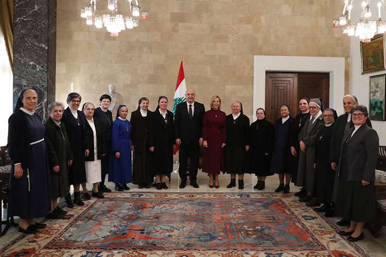 Visite au président de la république libanaise